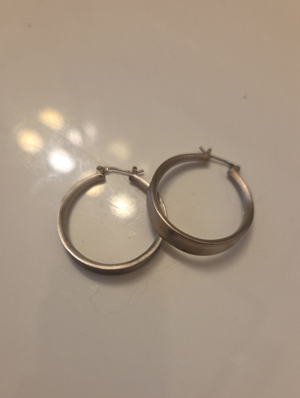 Classic Silver Hoop Earrings